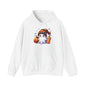 Cute Ghost and Pumpkins Heavy Blend™ Hooded Sweatshirt