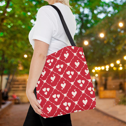 Sweetheart Trellis Canvas Tote Bag