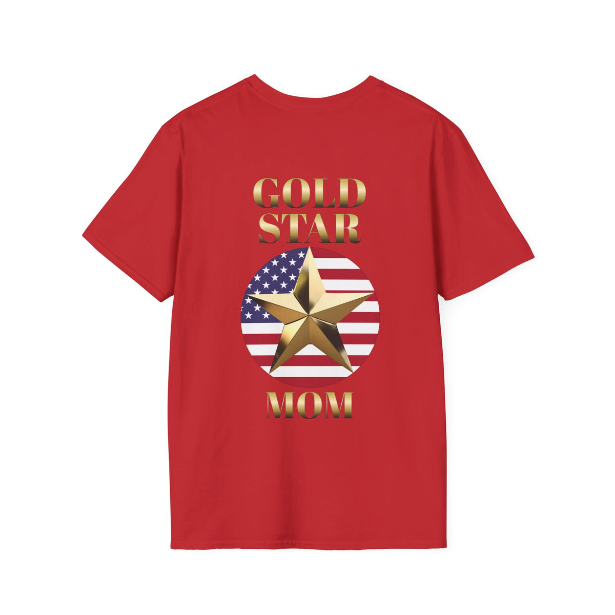 Gold Star Mom Forever Proud Adult T-shirt