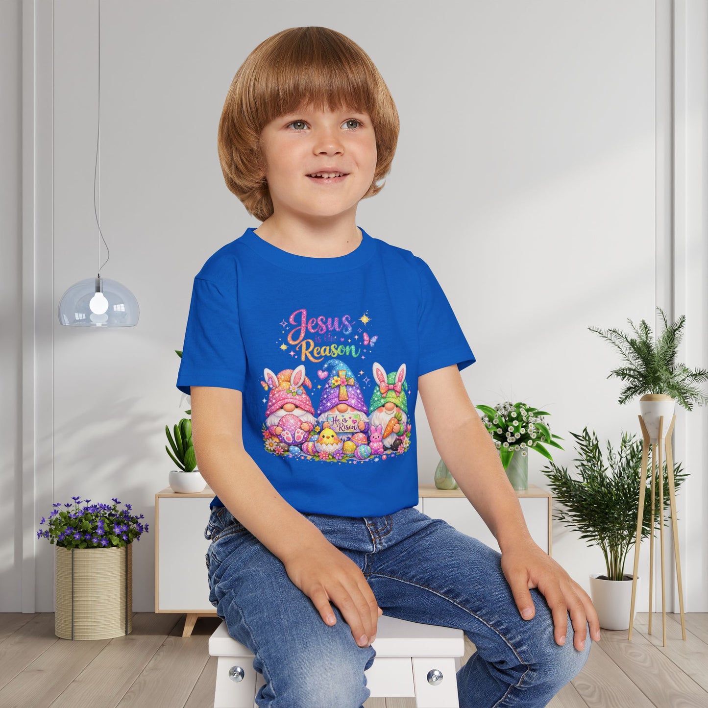 Jesus is the Reason Heavy Cotton™ Toddler T-shirt