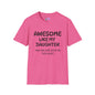 Awesome Like My Daughter Adult T-shirt