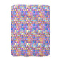 Aurora Hexagons Sherpa Fleece Blanket