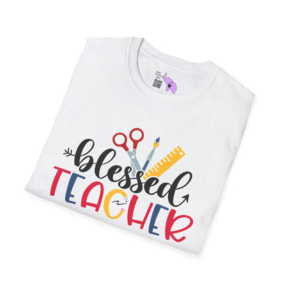 Blessed Teacher Adult T-shirt