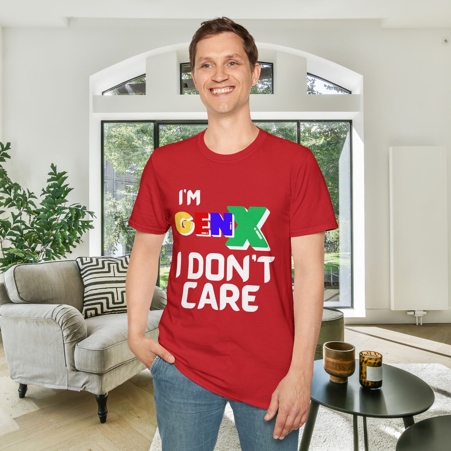 I'm GenX I Don't Care Adult T-shirt