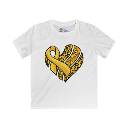 Little Warriors Heart Youth Softstyle Tee