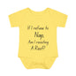 If I Refuse To Nap Am I Resisting A Rest? Infant Baby Rib Bodysuit