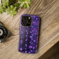 Purple Raindrops MagSafe® Compatible Tough Case for iPhone