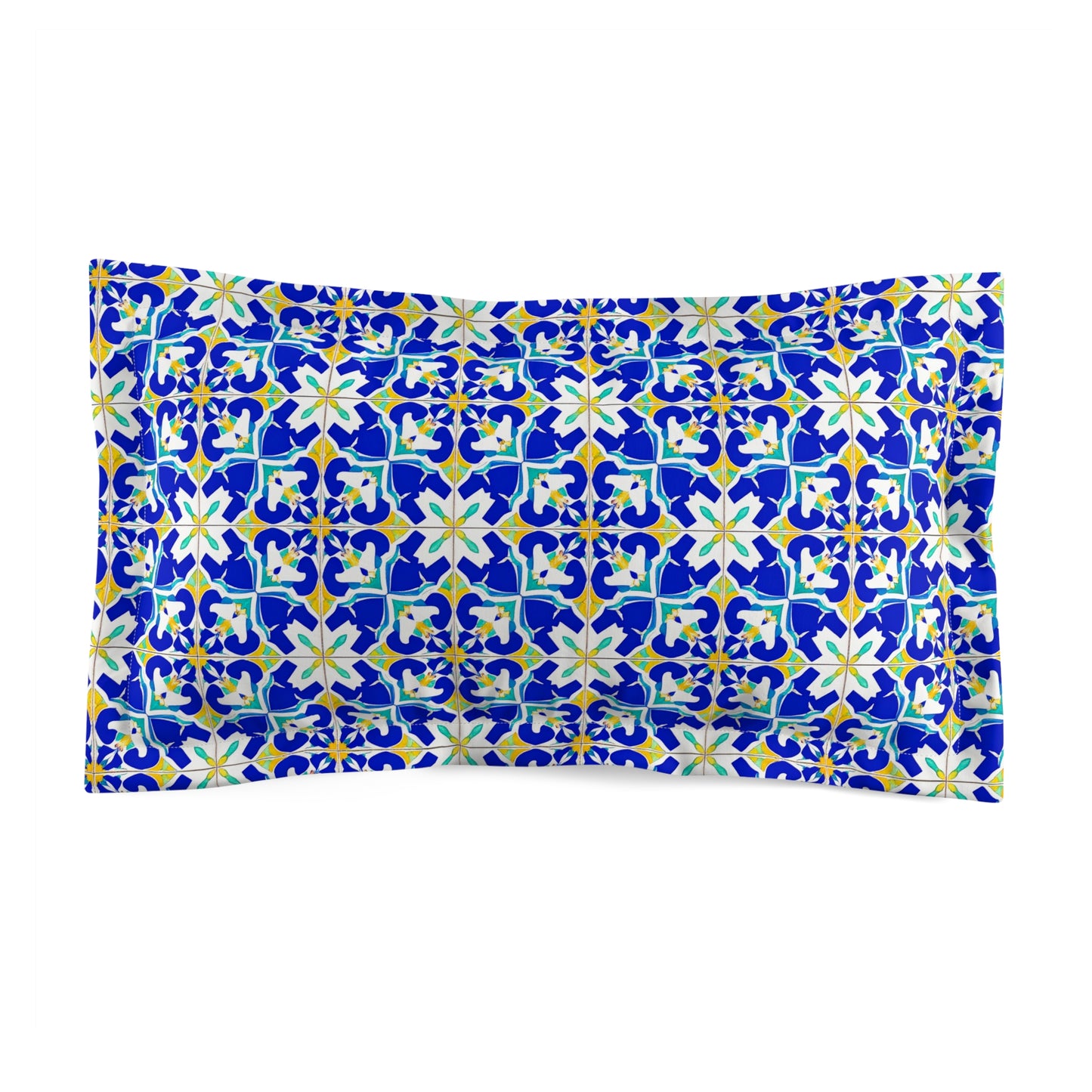 Blue Horizon Mosaic Duvet Bedding Set