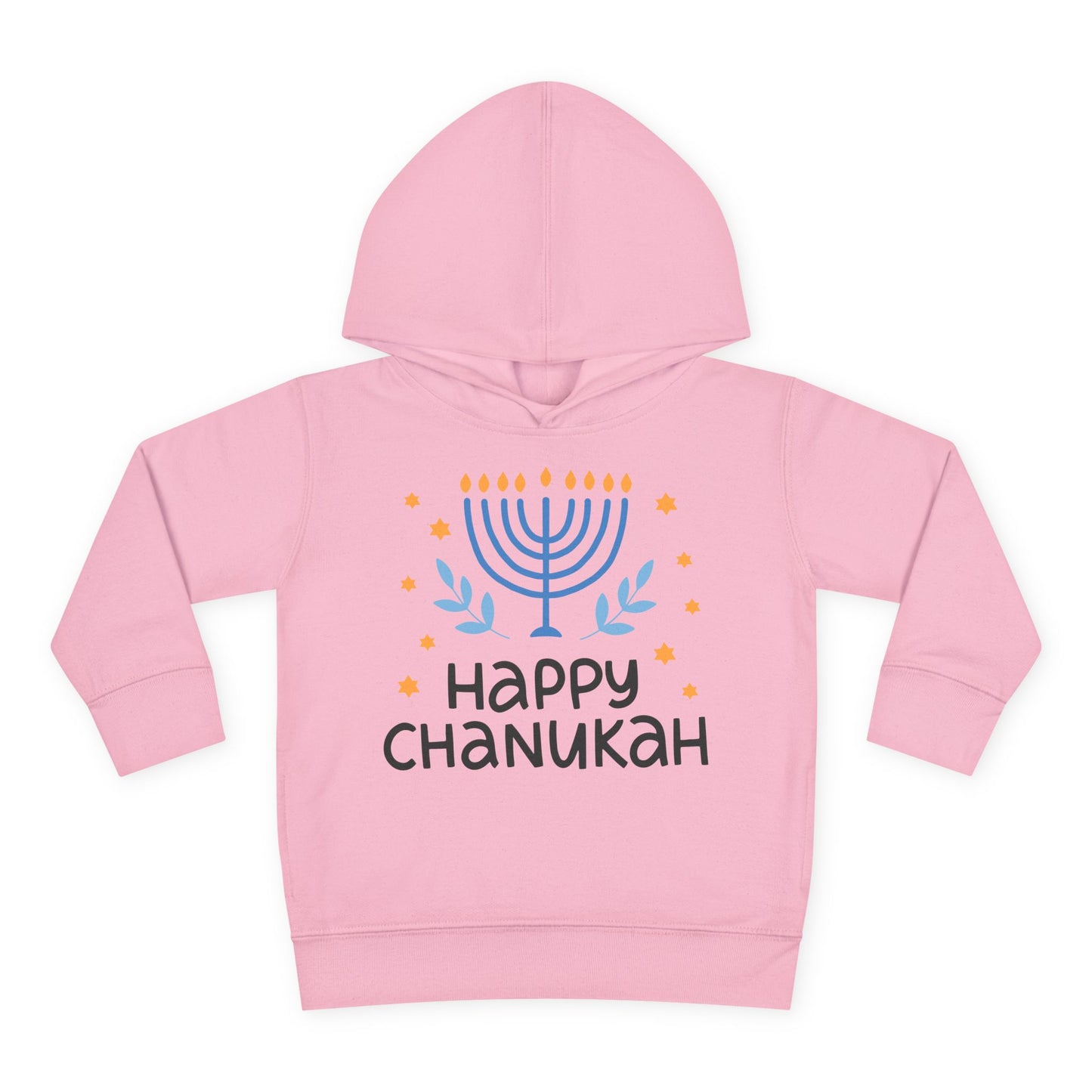 Happy Chanukah Toddler Pullover Fleece Hoodie