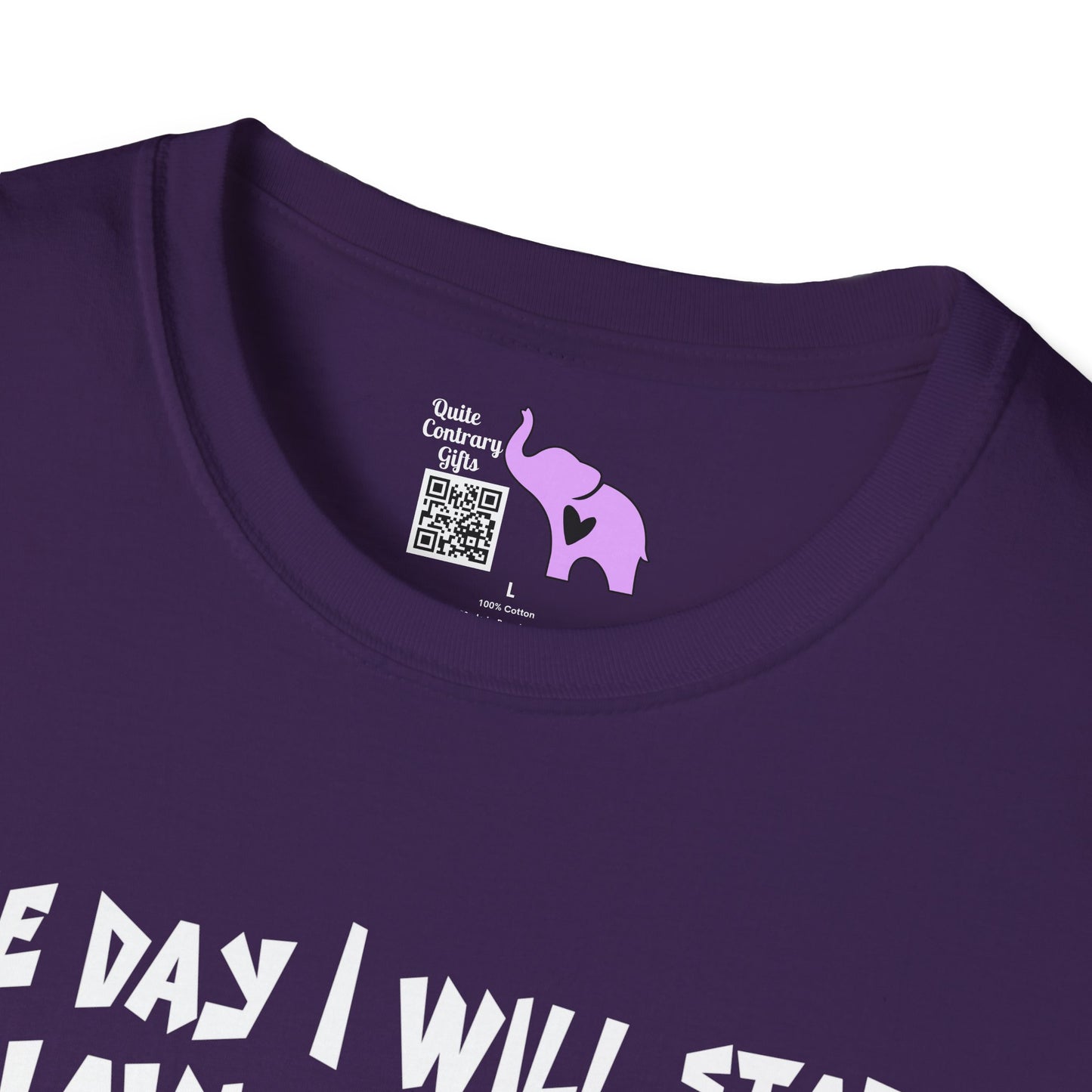 One Day I Will Start Behaving Myself... Adult T-shirt