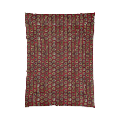 Majestic Crimson Daisies Basic Bedding Set