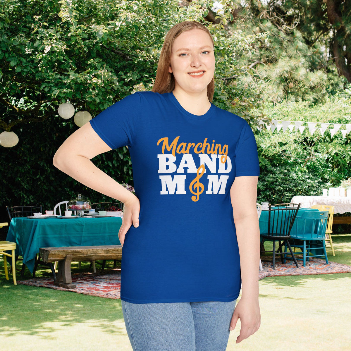 Marching Band Mom Adult T-shirt