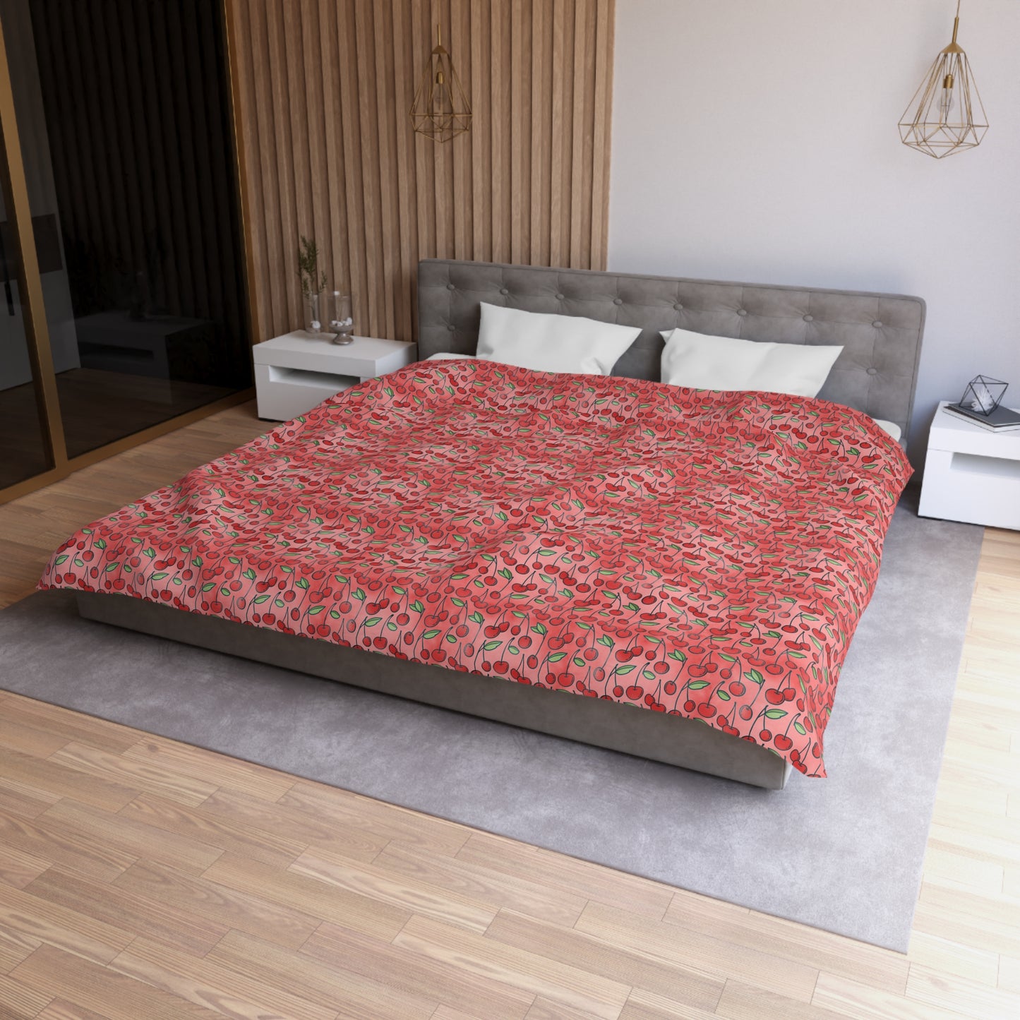 Cherry Bombshell Duvet Bedding Set