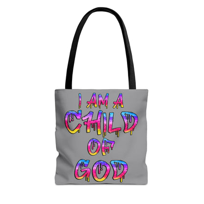 I Am A Child of God Canvas Tote Bag