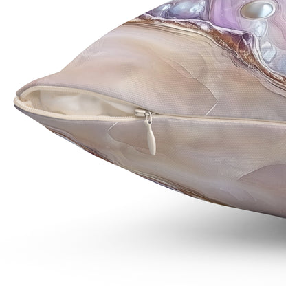 Purple Opalescent Dreams Throw Pillow