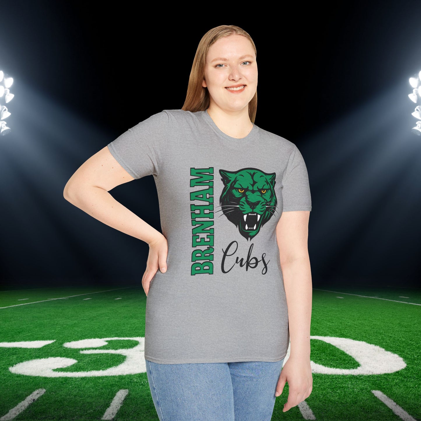 Brenham Vertical Fury Adult T-shirt