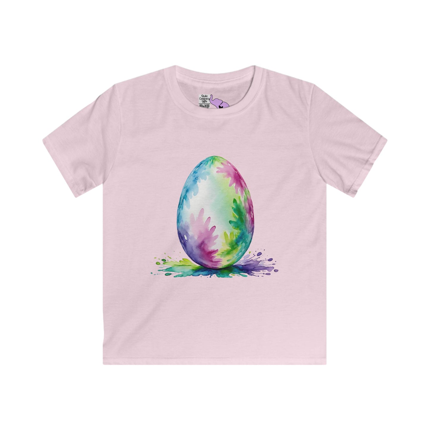 Colorful Easter Egg Youth Softstyle Tee
