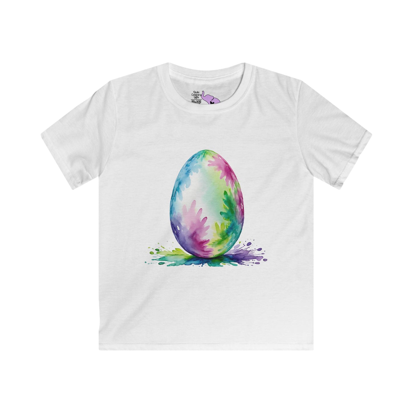 Colorful Easter Egg Youth Softstyle Tee