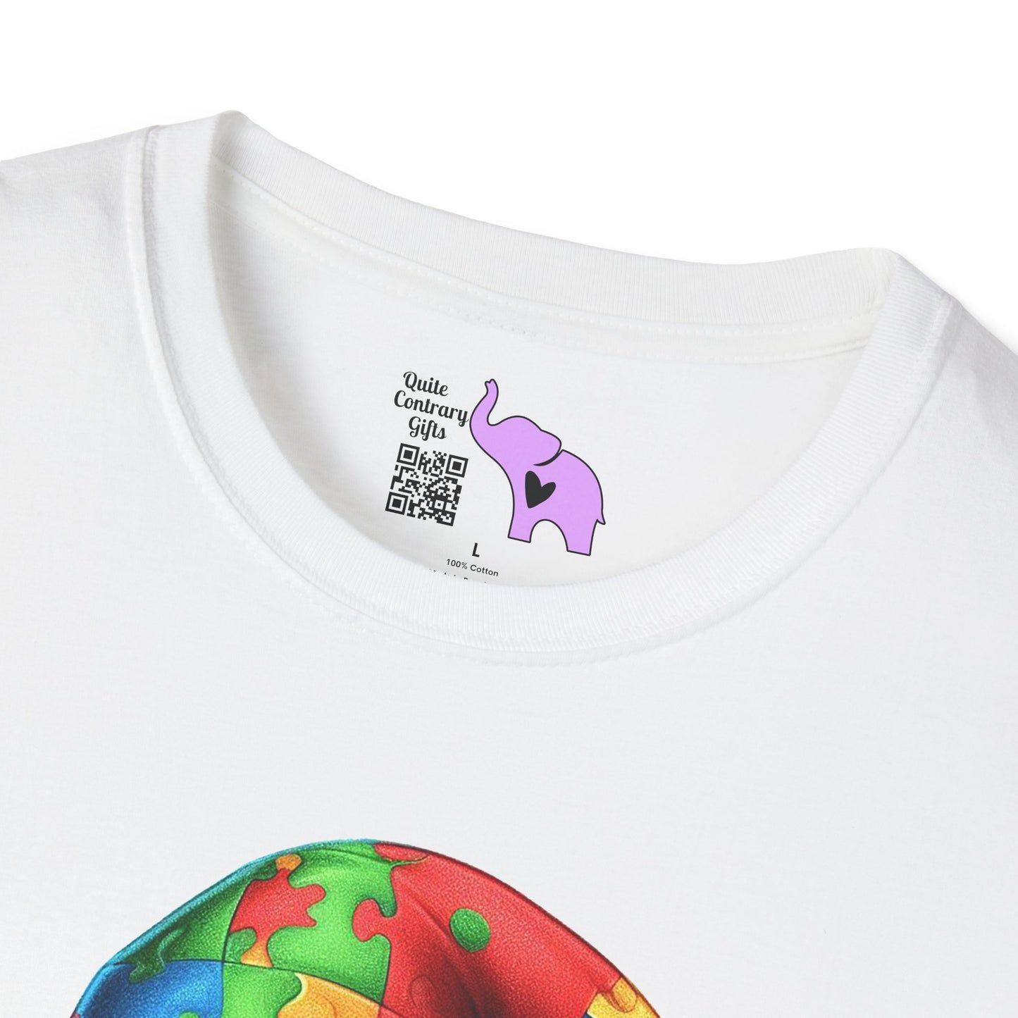 Proud Mom (Autism Awarness Gnome) Adult T-shirt