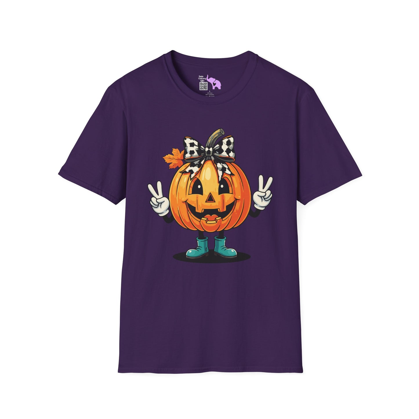 Pumpkin Peace Adult T-shirt