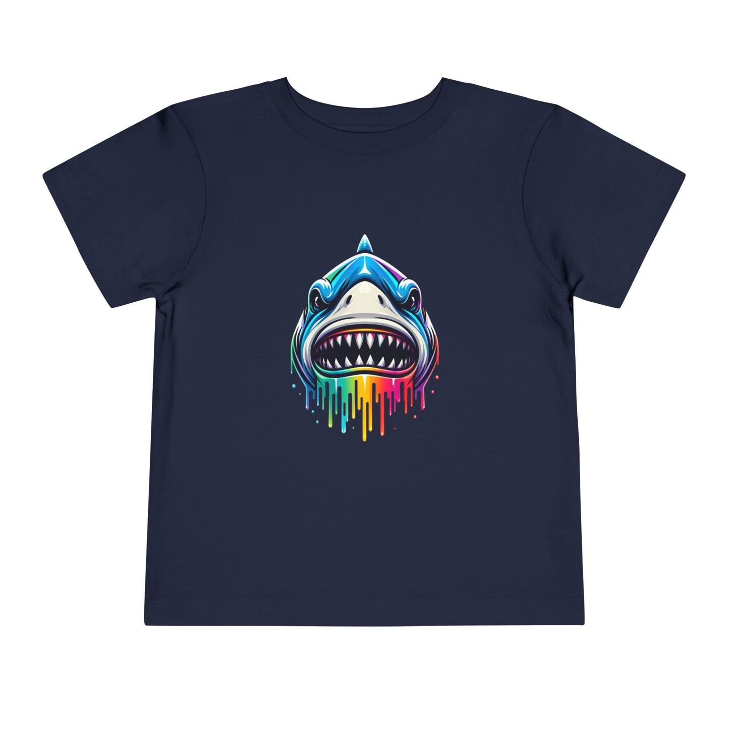 Colorful Shark Toddler Tee