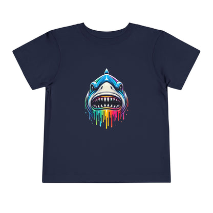 Colorful Shark Toddler Tee