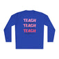 Teach Compassion, Kindness, Confidence Adult Long Sleeve Tee