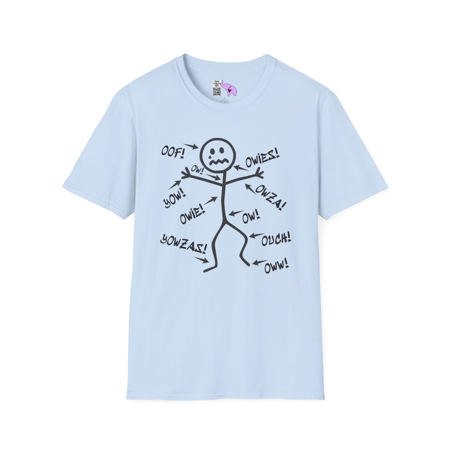 Ow! It All Hurts Adult T-shirt