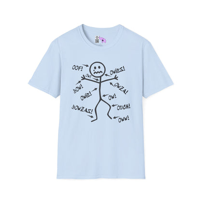 Ow! It All Hurts Adult T-shirt