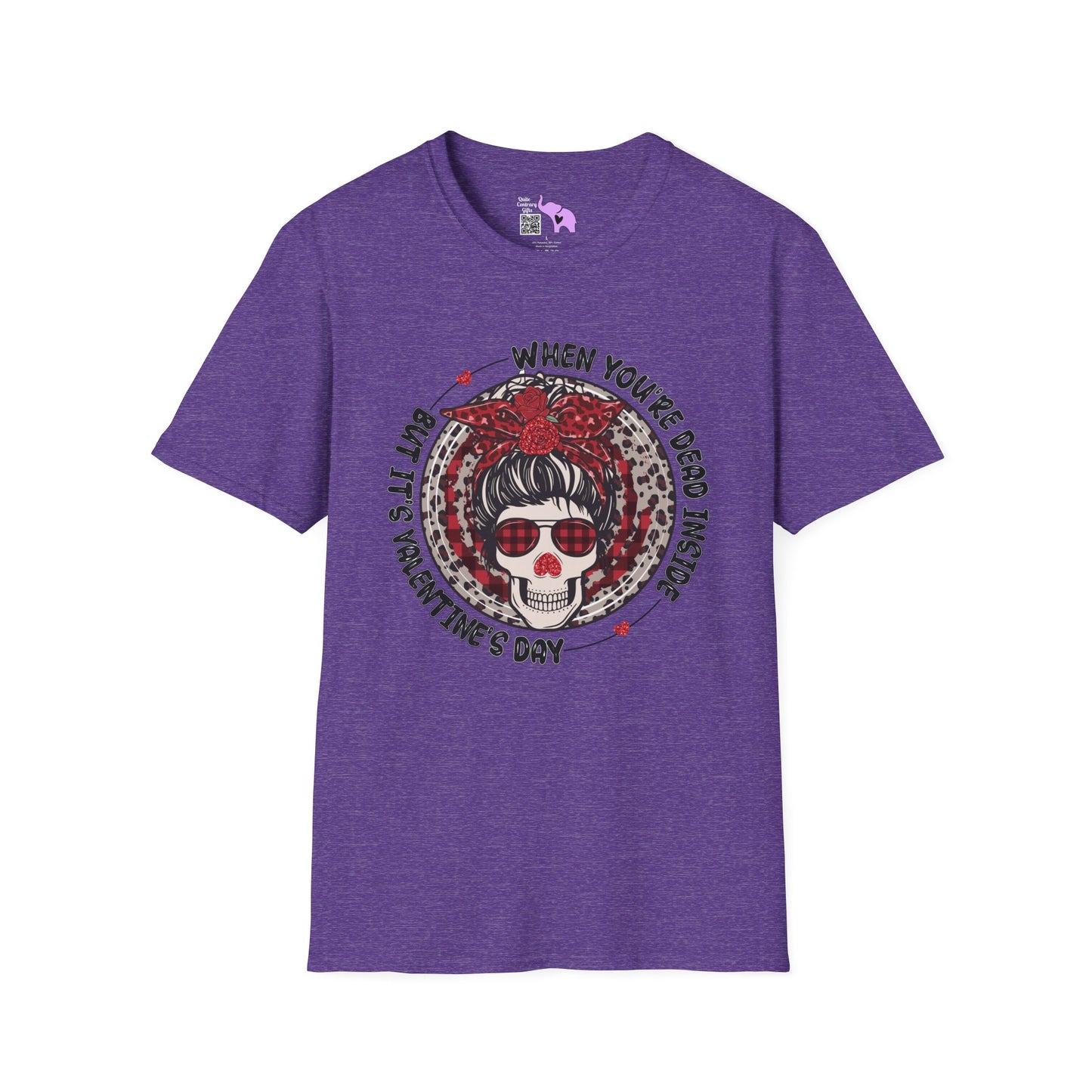 When You're Dead Inside But It's Valentine's Day Adult T-shirt