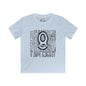 I Am Eight Typography Youth Softstyle Tee