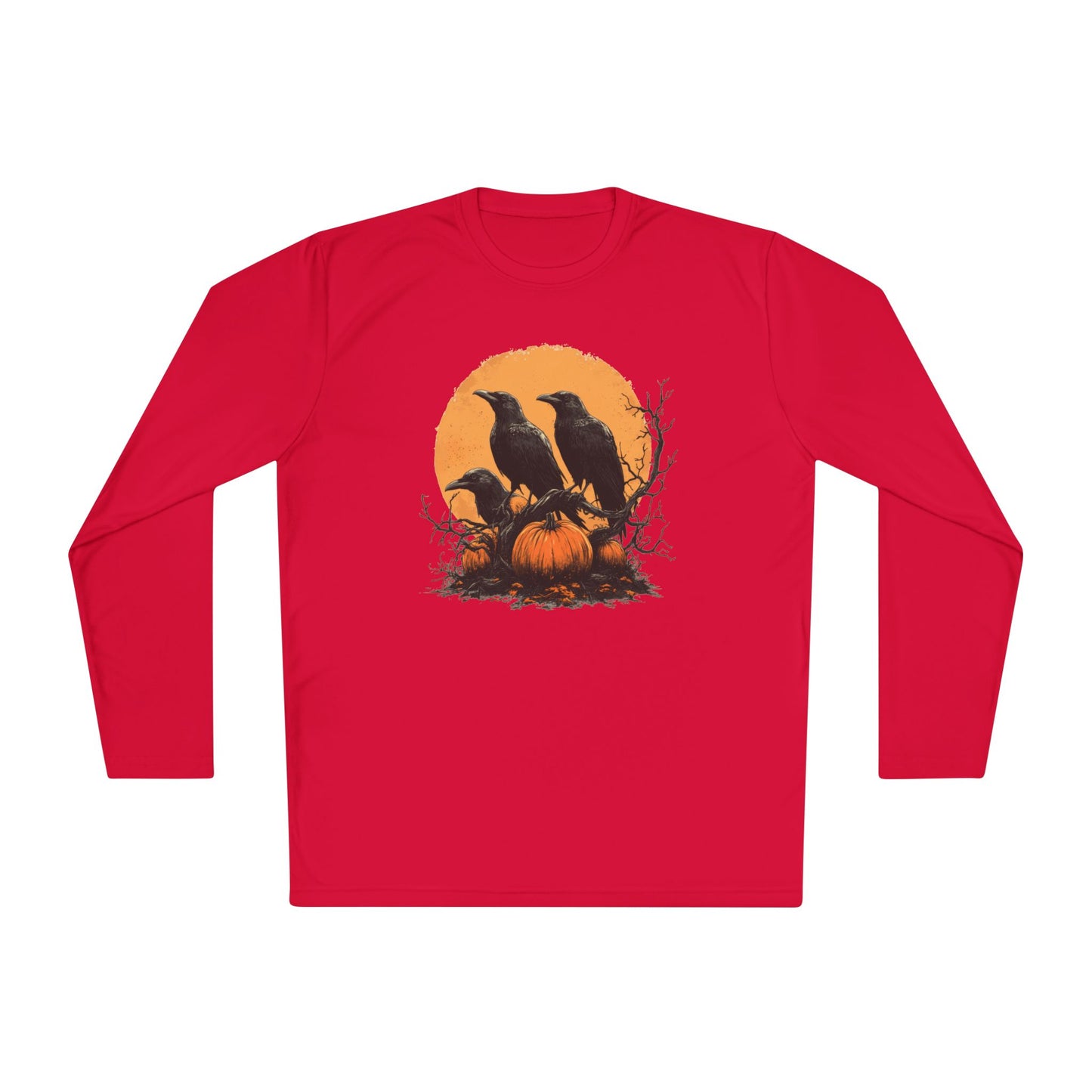 Halloween Crows 4 Adult Long Sleeve Tee