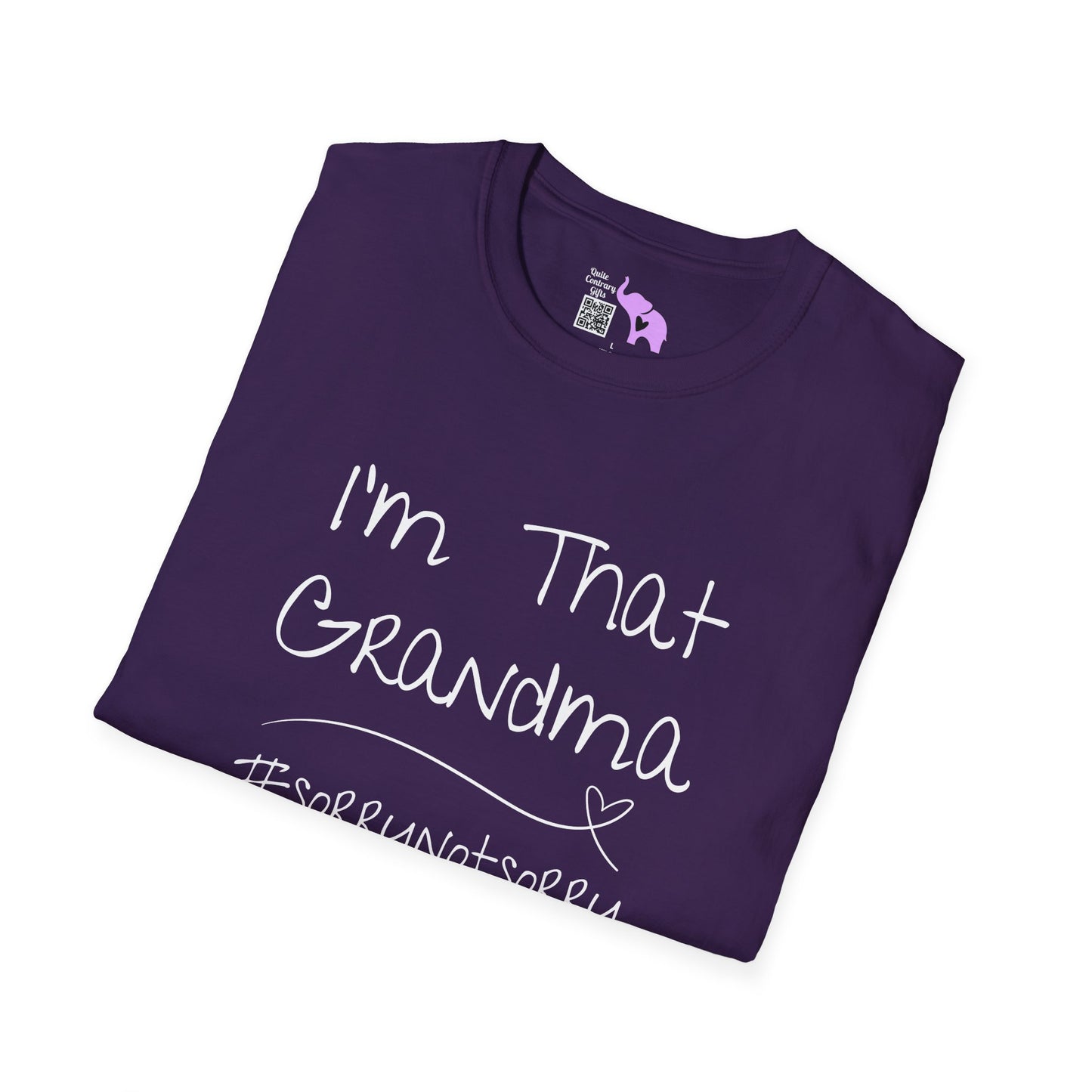I'm That Grandma #sorrynotsorry Adult T-shirt
