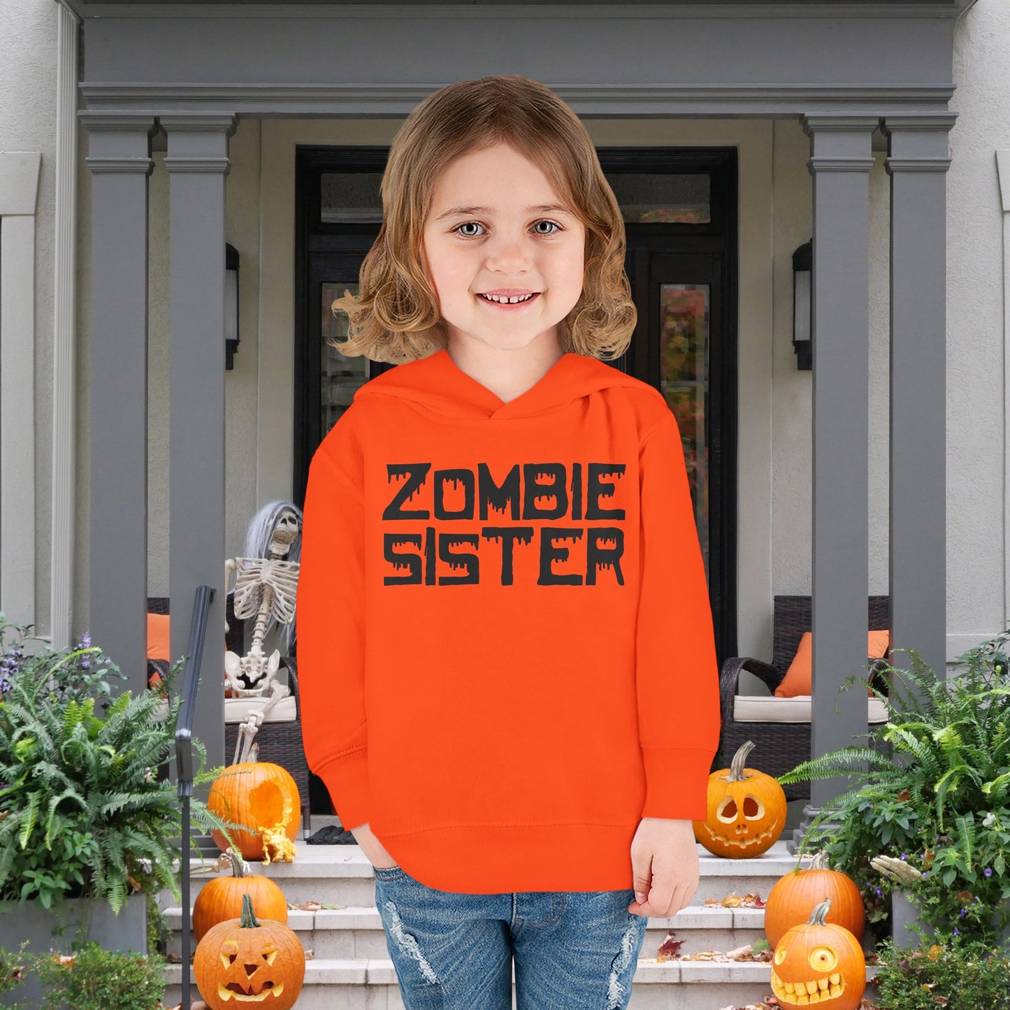 ""Zombie Sister Toddler Hoodie