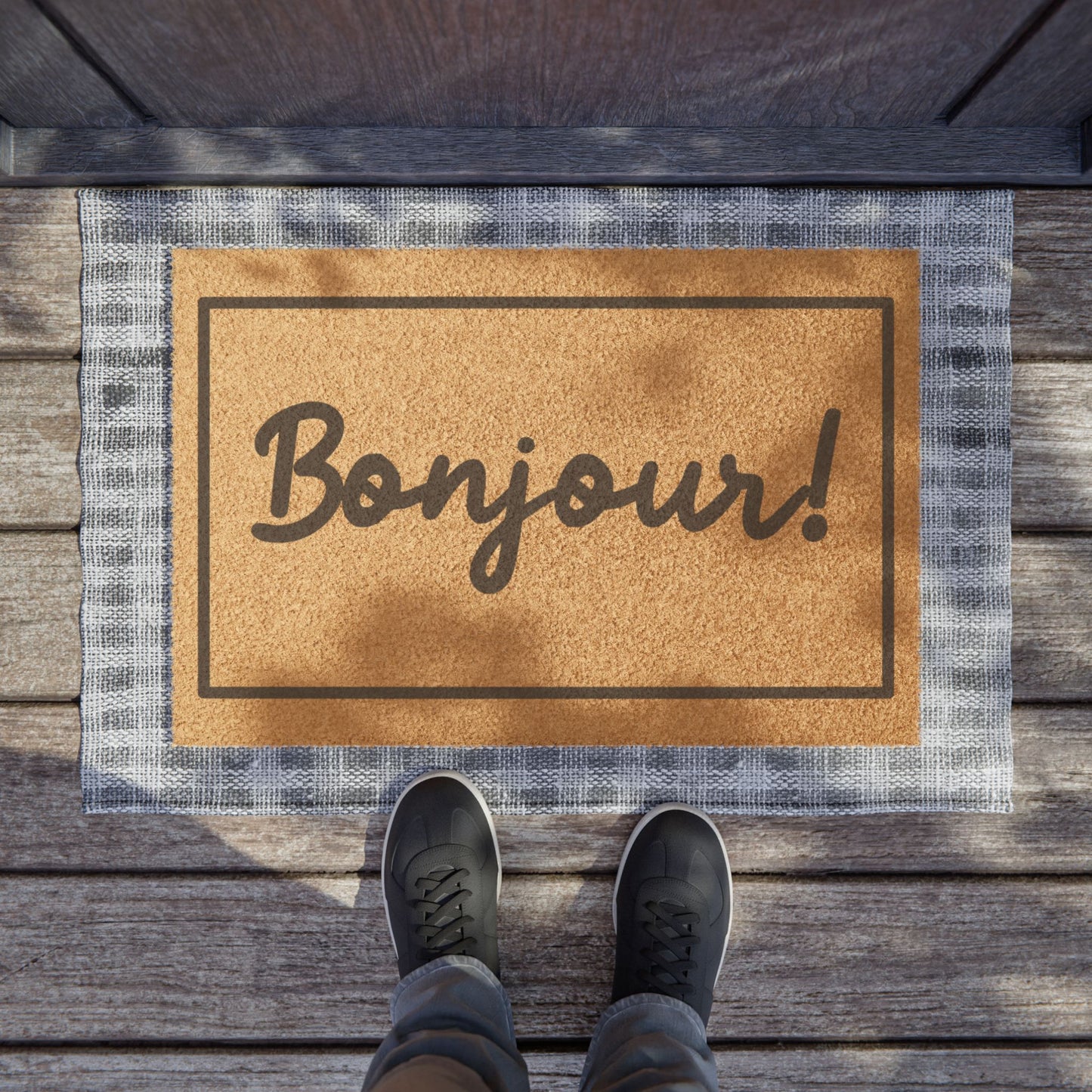 Bonjour Coconut Fiber Doormat