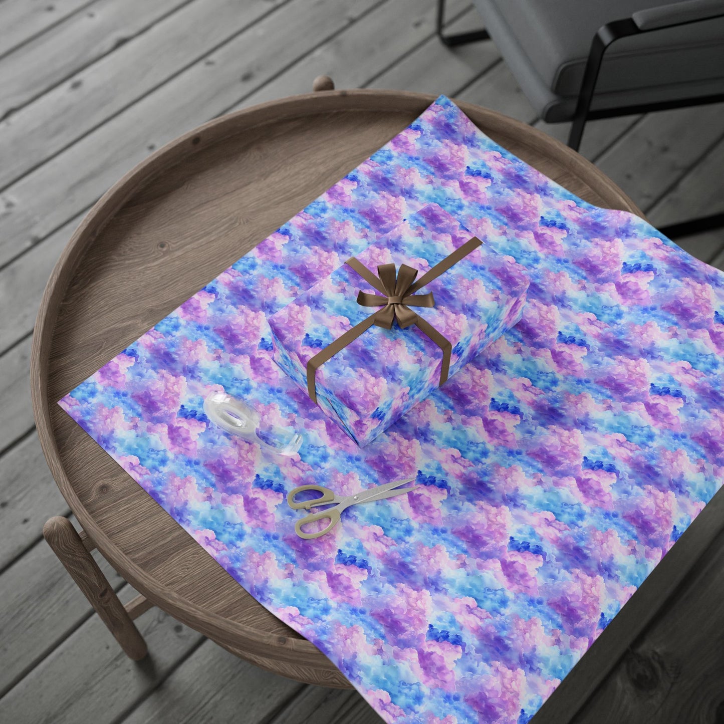 Pastel Clouds Wrapping Paper