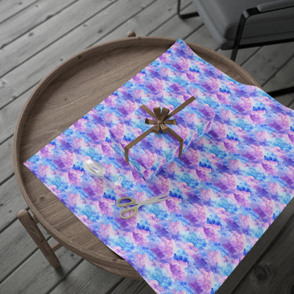 Pastel Clouds Wrapping Paper