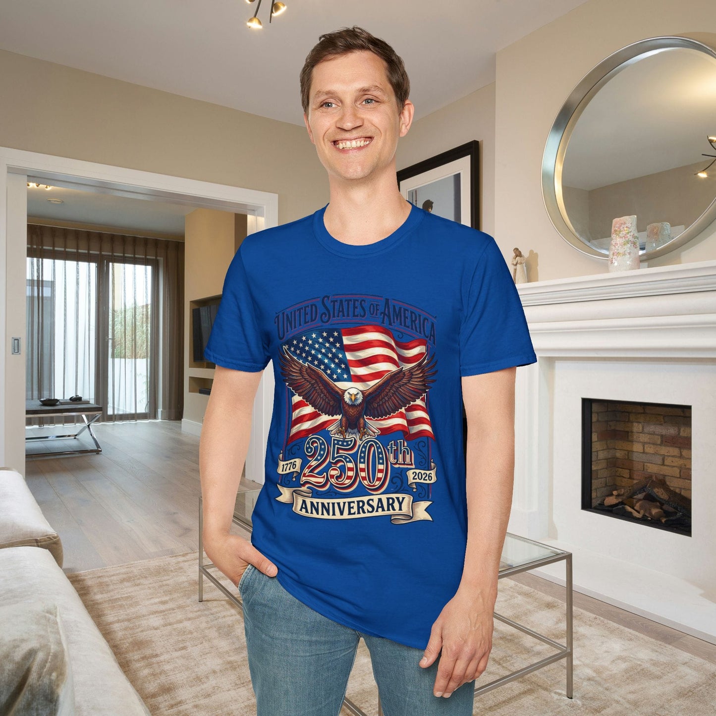 United States of America 250th Anniversary Adult T-shirt