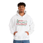 Peace Love & Joy Christmas Adult Heavy Blend™ Hooded Sweatshirt