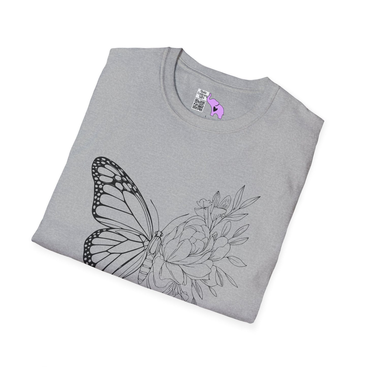 Blessed Mama (Butterfly) Adult T-shirt
