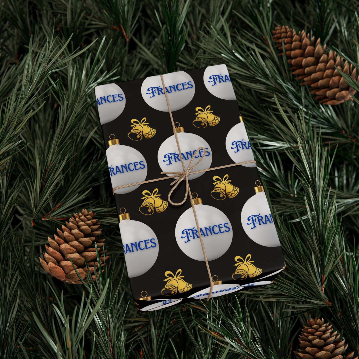 Winter Glam Custom Wrapping Paper (Frances)