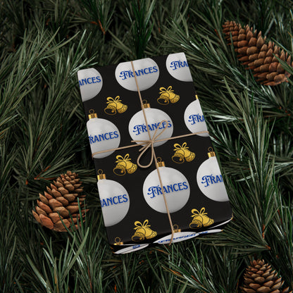 Winter Glam Custom Wrapping Paper (Frances)