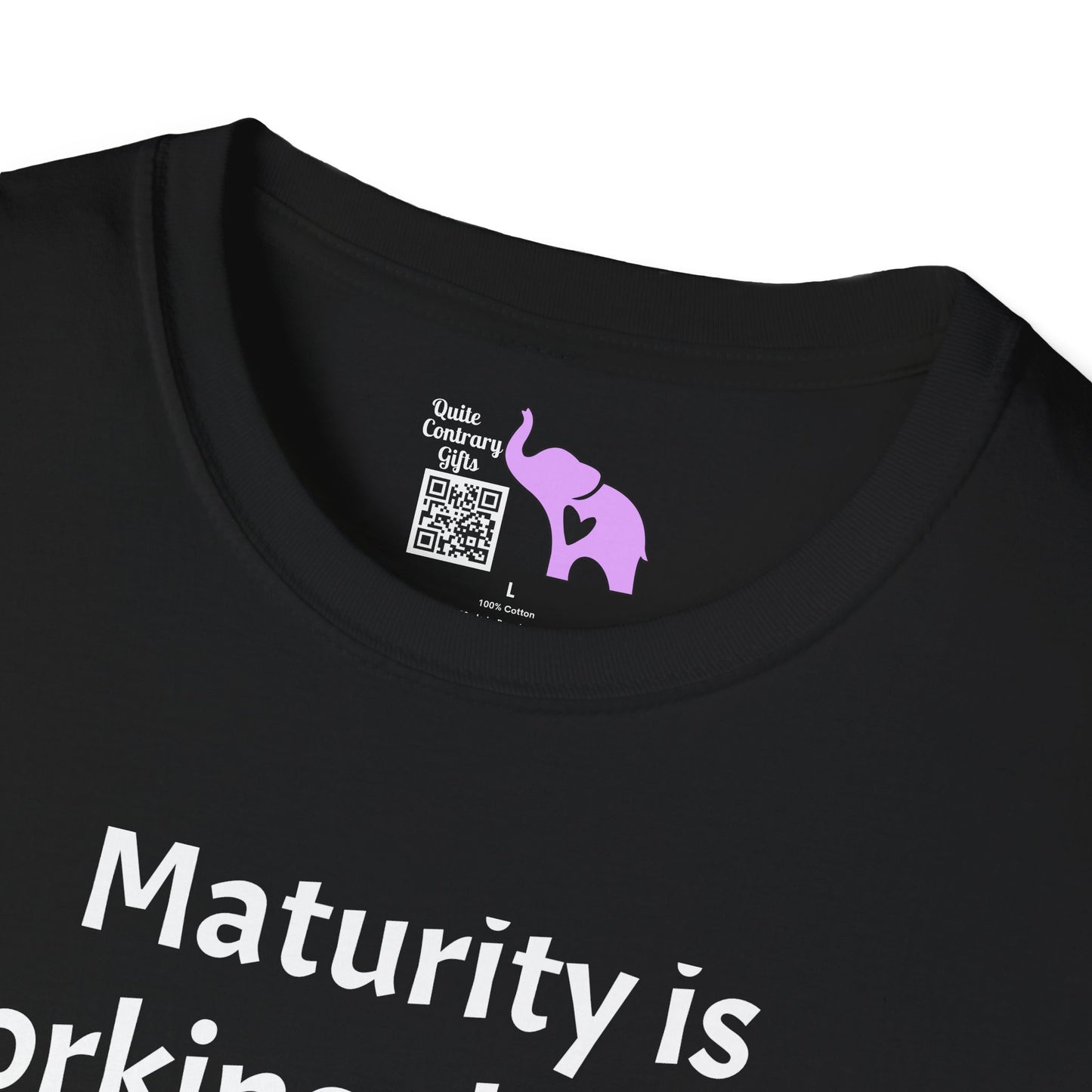 Maturity is... Adult T-shirt