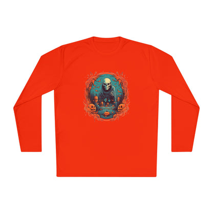 Creepy Ghost 3 Adult Long Sleeve Tee