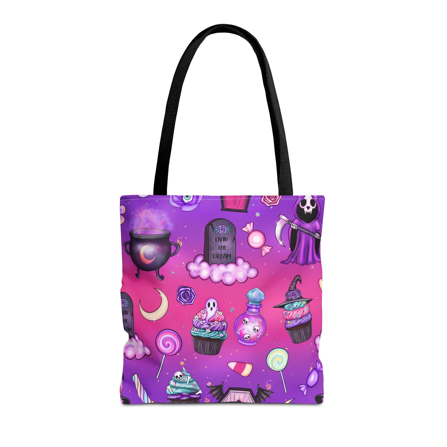 Haunted Sugar Rush Canvas Tote Bag