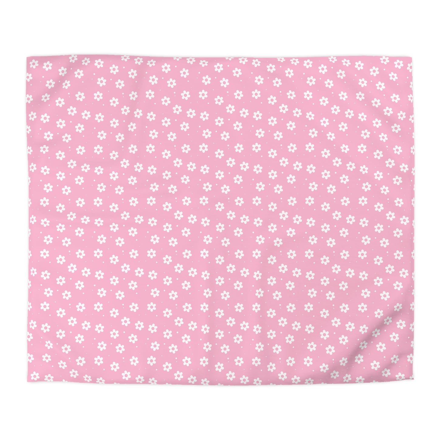 Pretty Petals & Dots Microfiber Duvet Cover