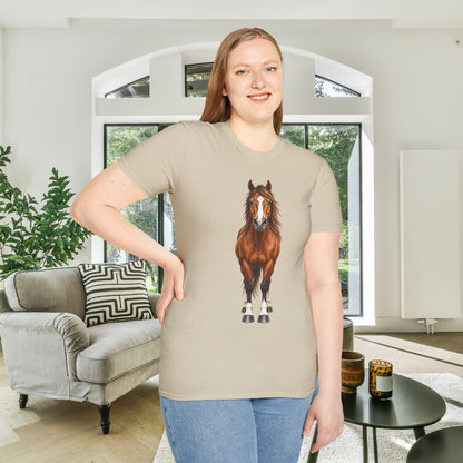 ""Front to Back Horse Lover Adult T-shirt