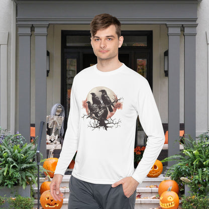 Halloween Crows 2 Adult Long Sleeve Tee