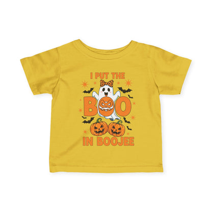 I Put the Boo in Boojee Infant Soft T-Shirt