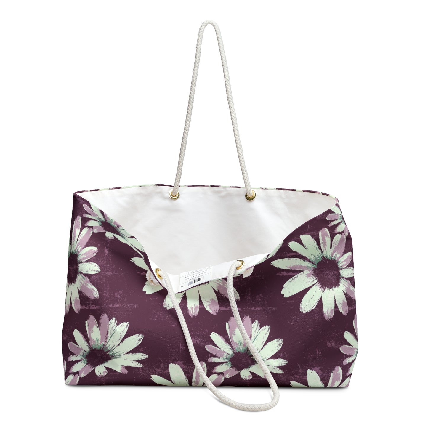 Purple Tide Petals Weekender Bag